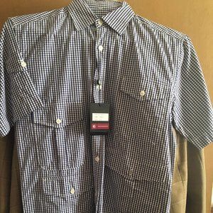 NWT Haight & Ashbury Cargo-Style Button Down Shirt Size Small